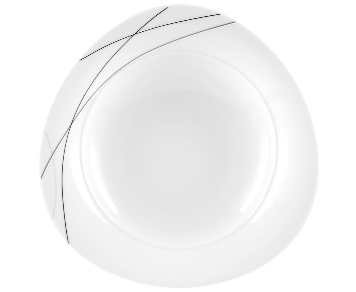 HLBOKÝ TANIER, keramika, 23 cm - biela, Basics, keramika (23cm) - Seltmann Weiden