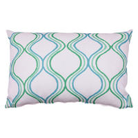 ZIERKISSEN 40/60 cm  - Blau/Weiß, Basics, Textil (40/60cm)