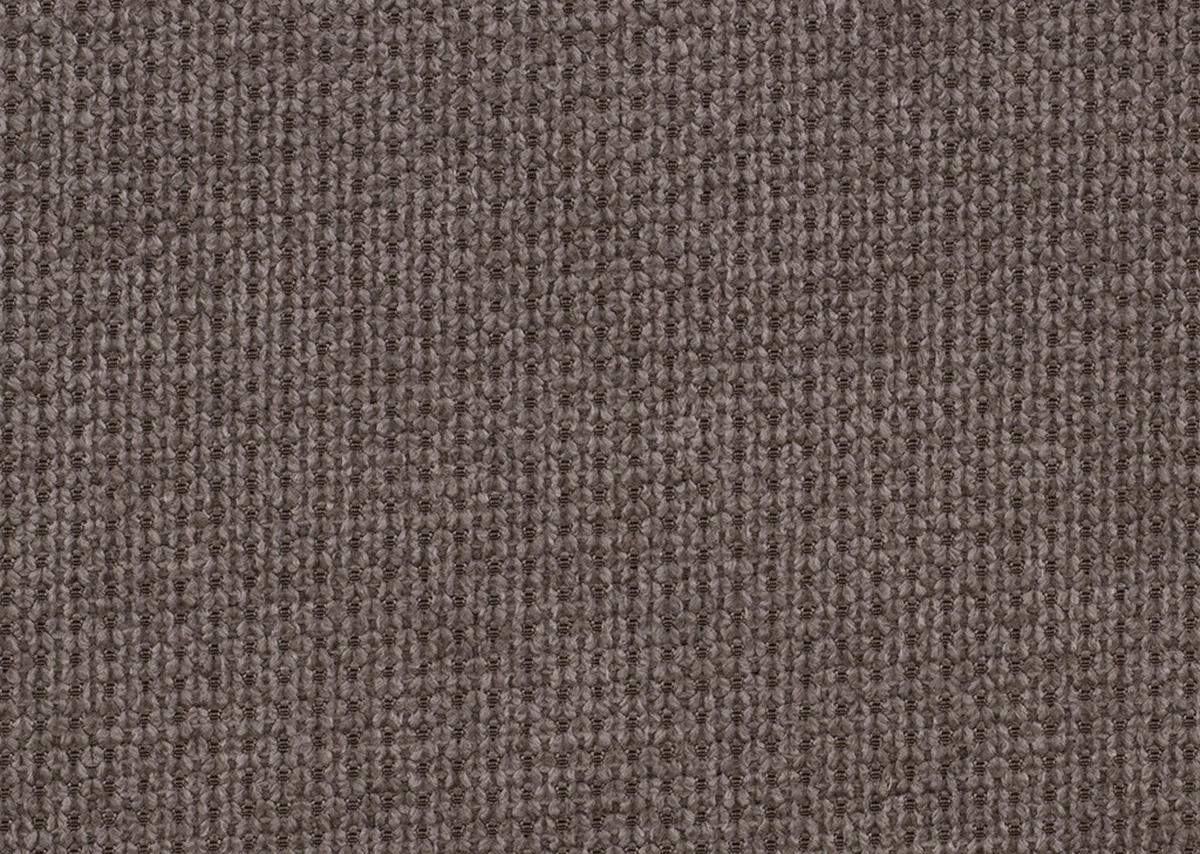 HOCKER in Textil Taupe  - Taupe/Edelstahlfarben, Design, Textil/Metall (120/43/70cm) - Hom`in