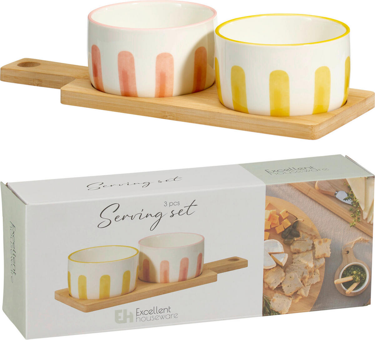 REGGELIZŐ ÉTKÉSZLET  - többszínű, Basics, kerámia (180ml)