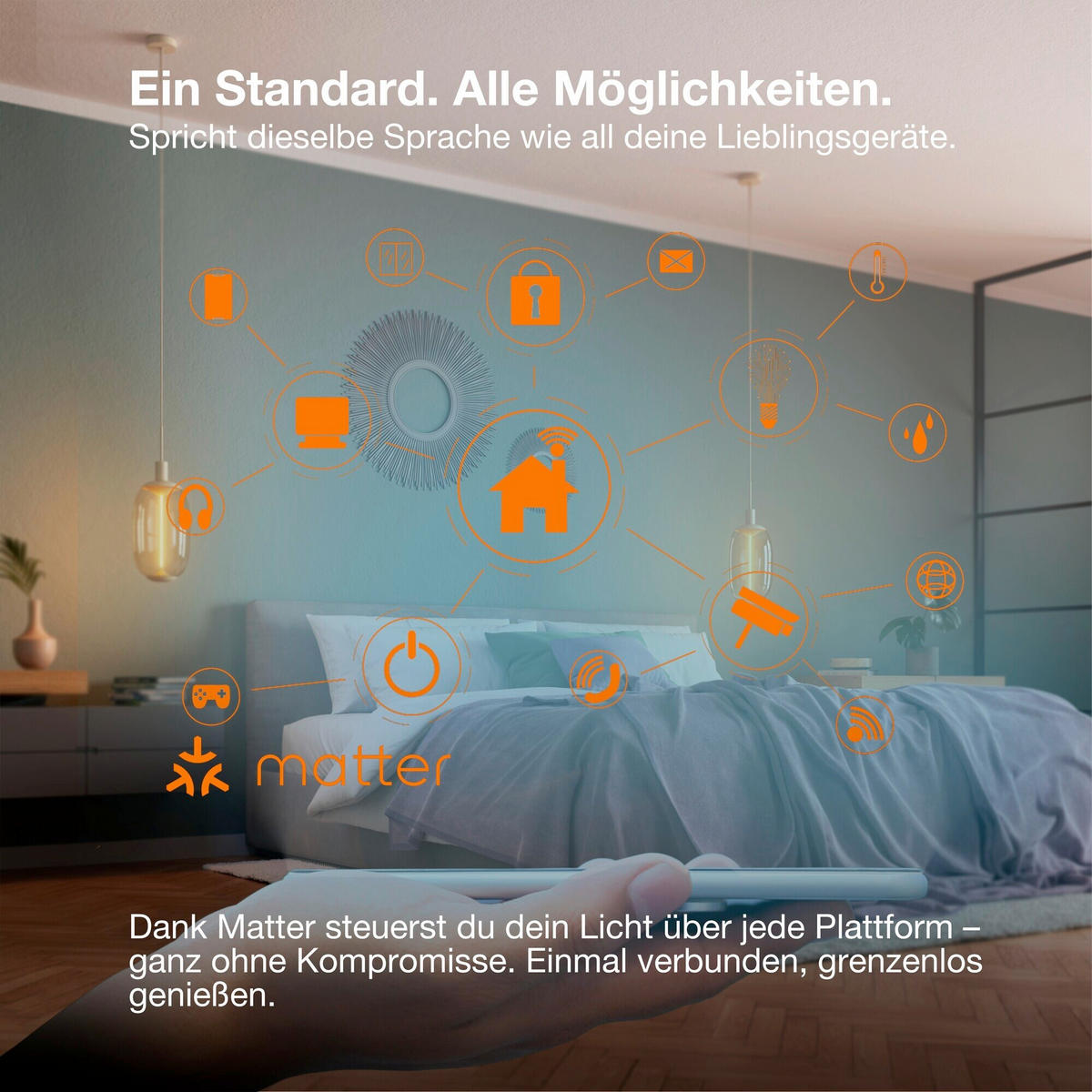 LED-FILAMENT-LEUCHTMITTEL   E14 4 W 470 lm  - Transparent, Basics, Glas (4,5/11cm) - Osram