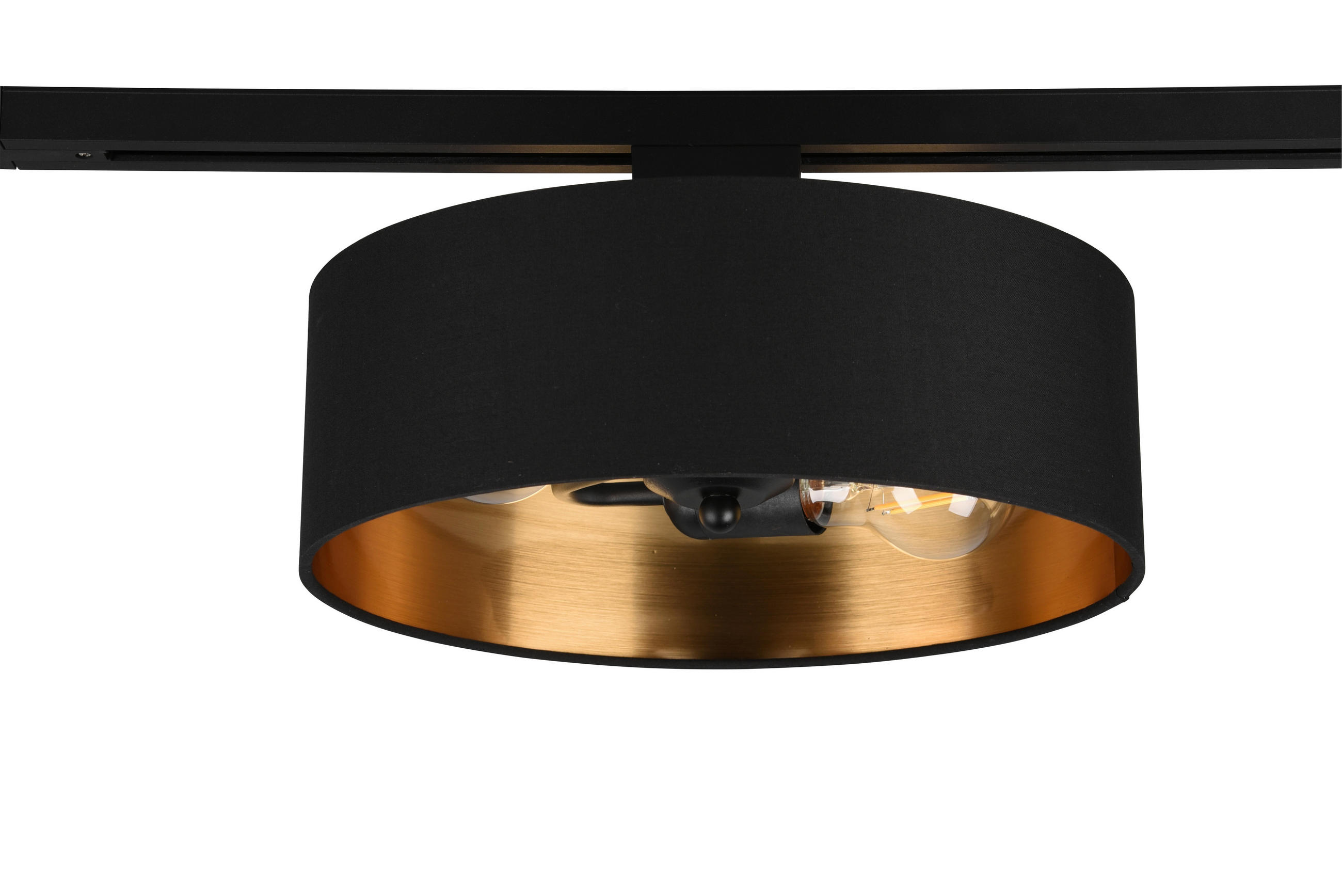 SCHIENENSYSTEM Duoline 30/16,3 cm   - Goldfarben/Schwarz, Basics, Metall (30/16,3cm) - Trio Leuchten