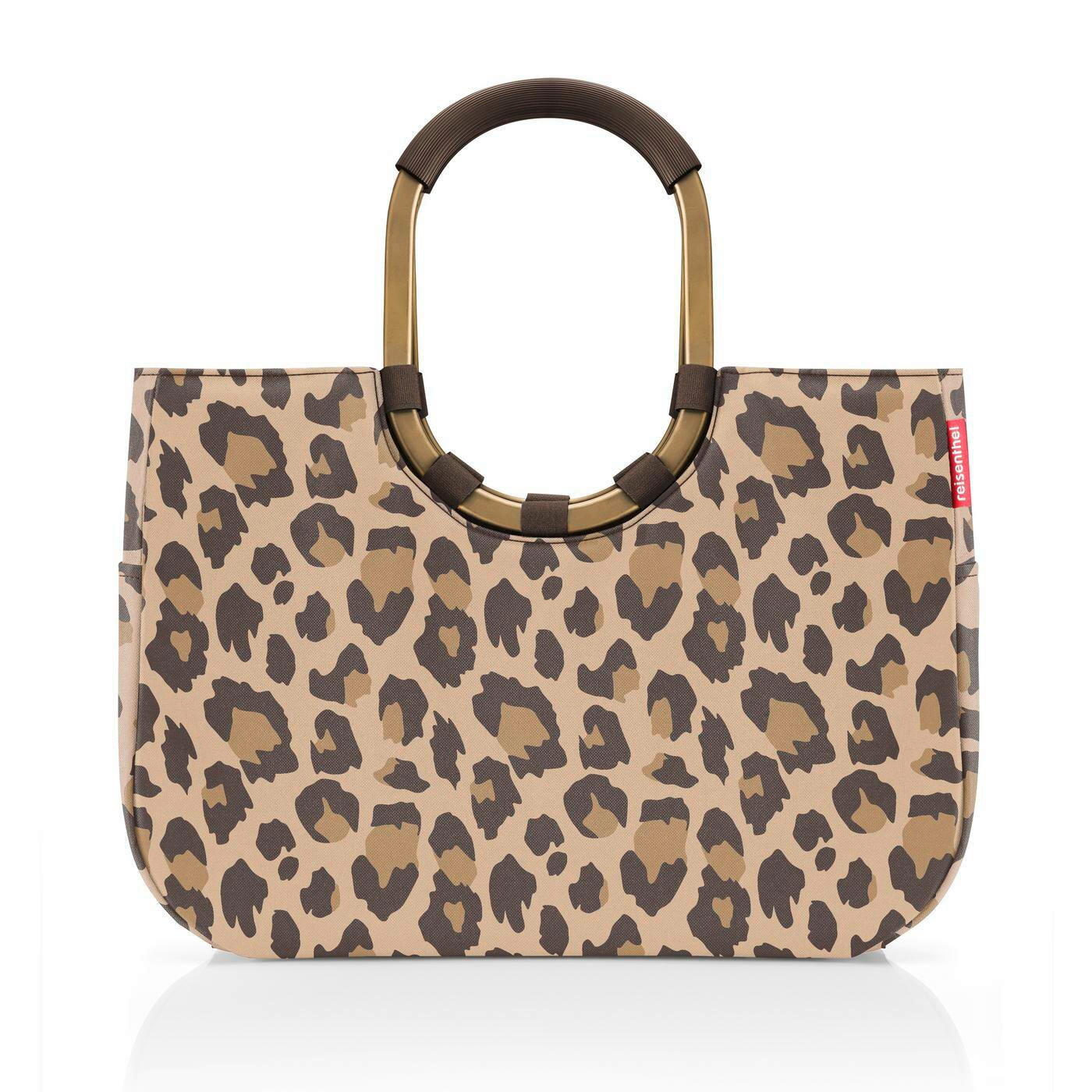 EINKAUFSKORB Leo Macchiato 25 L - Roségold/Schwarz, Basics, Kunststoff/Textil (46/34,5/25cm) - Reisenthel