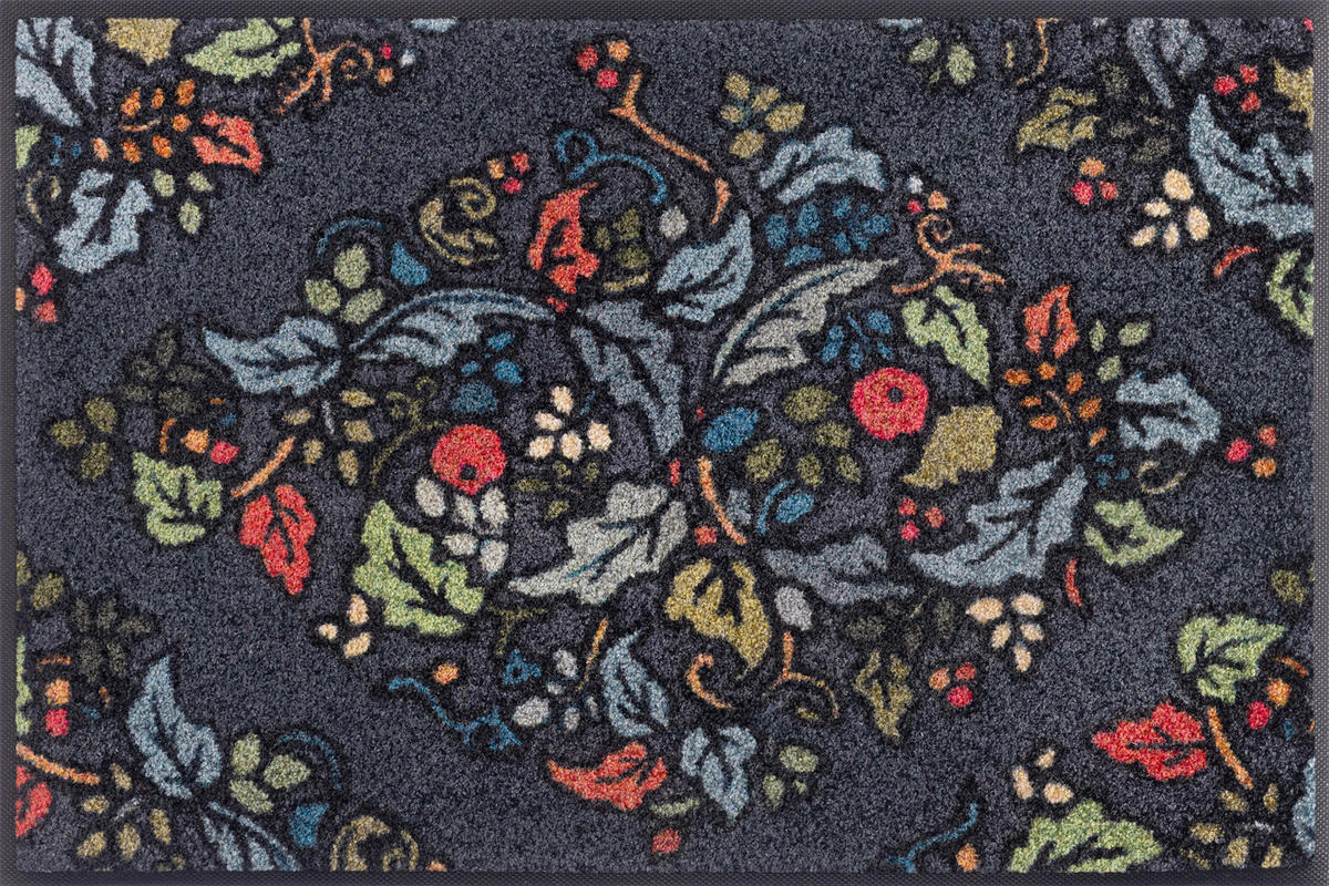 FUßMATTE  50/75 cm  Grau  - Grau, Trend, Kunststoff/Textil (50/75cm) - wash+dry