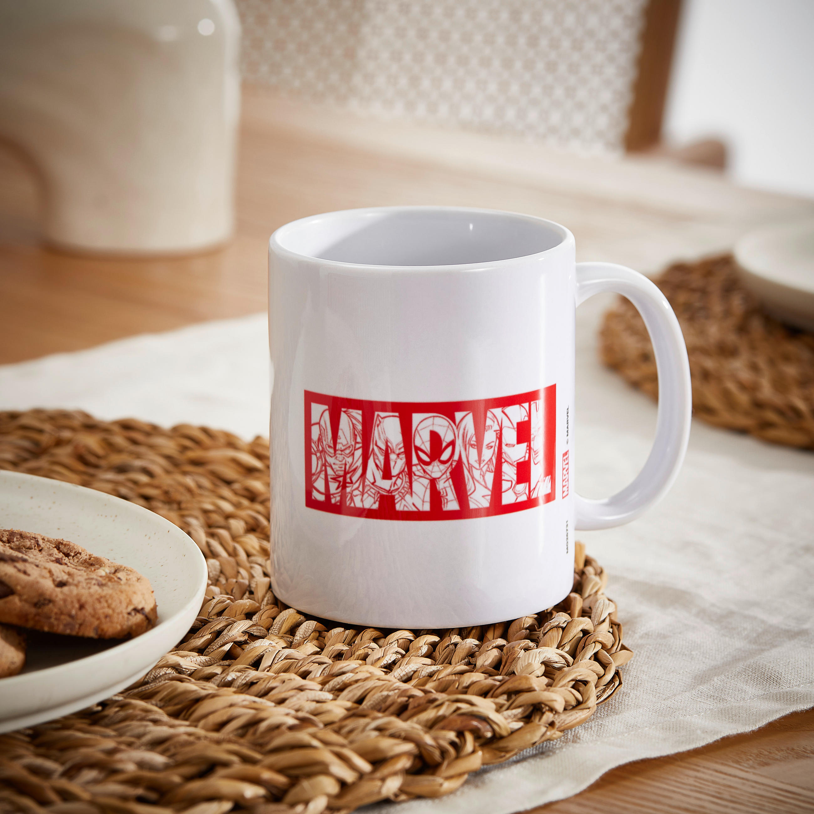 KAFFEETASSE Marvel 315 ml  - Weiß, Basics, Keramik (12/8,7/10,5cm) - Marvel