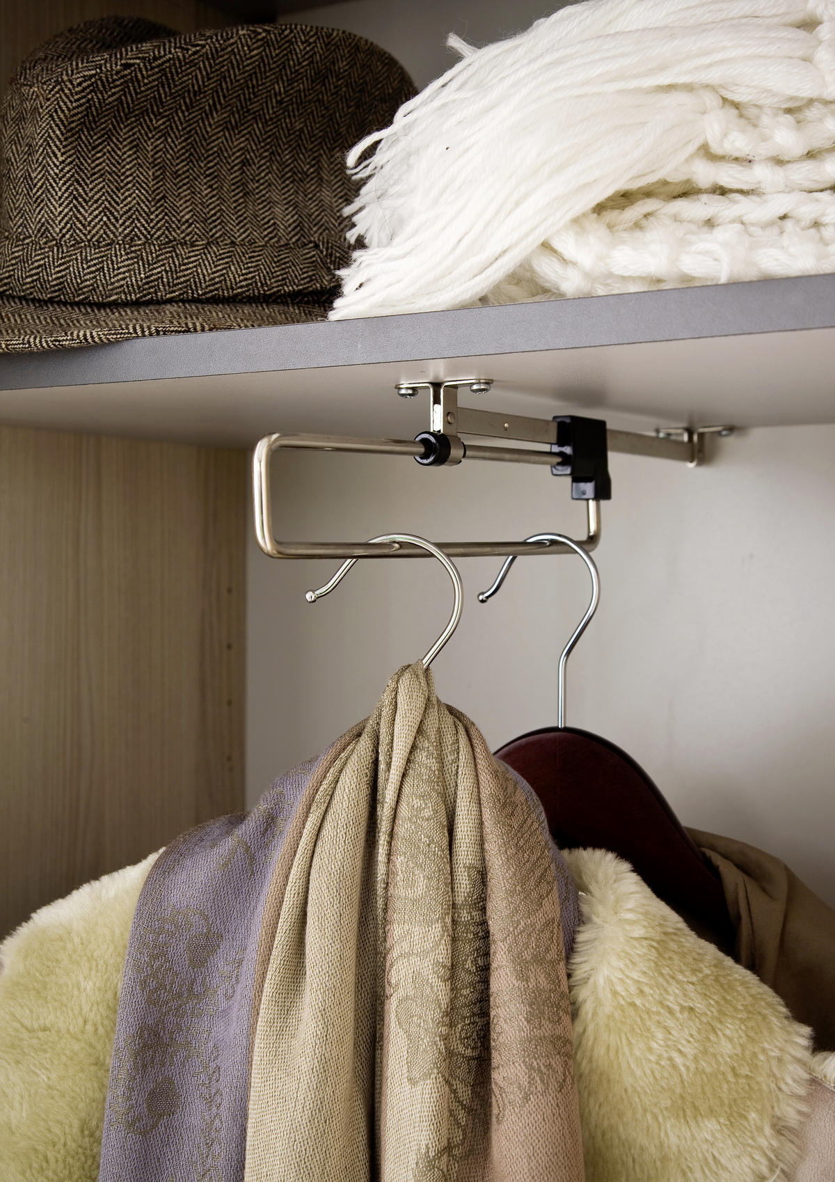 GARDEROBE 4-teilig  in 267/200/34 cm  - Eichefarben/Braun, Design, Glas/Holzwerkstoff (267/200/34cm) - Moderano