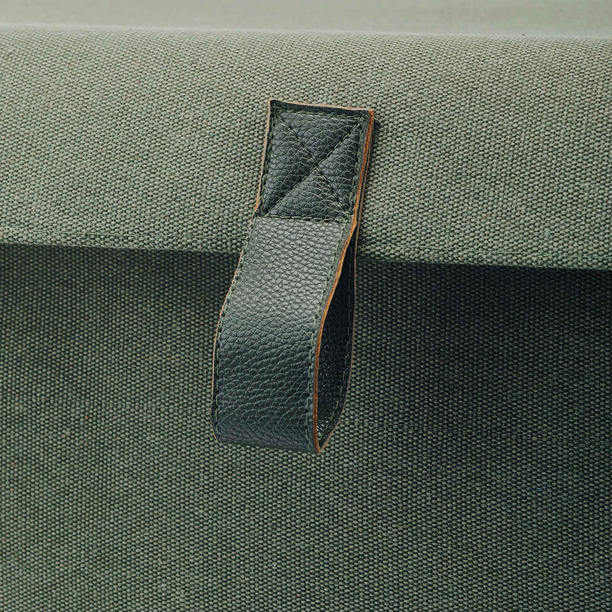 KOŠ NA PRÁDLO   - zelená/tmavě zelená, Basics, textil (50/25/60cm) - Aquanova
