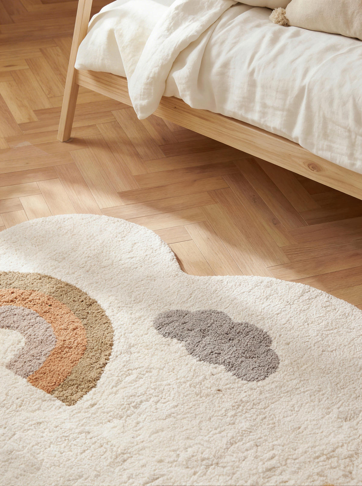 KINDERTEPPICH Snuggle Willy 140/200 cm  in Creme, Hellrosa, Koralle  - Koralle/Hellrosa, Basics, Kunststoff/Textil (140/200cm) - Hanse Home