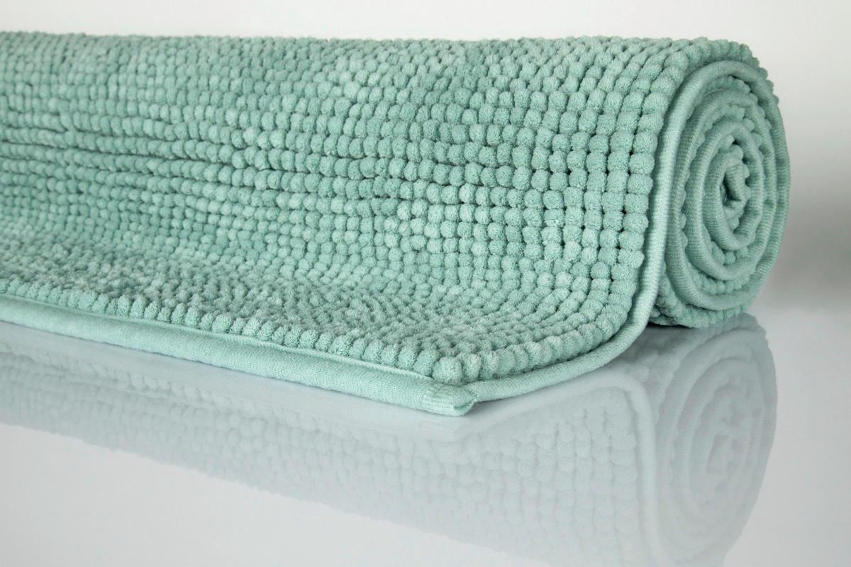 BADTEPPICH Mintgrün 60/50 cm  - Mintgrün, Basics, Kunststoff/Textil (60/50cm) - WECON HOME
