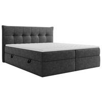 BOXBETT 180/200 cm  in Anthrazit  - Anthrazit/Schwarz, MODERN, Holz/Holzwerkstoff (180/200cm) - Boxxx