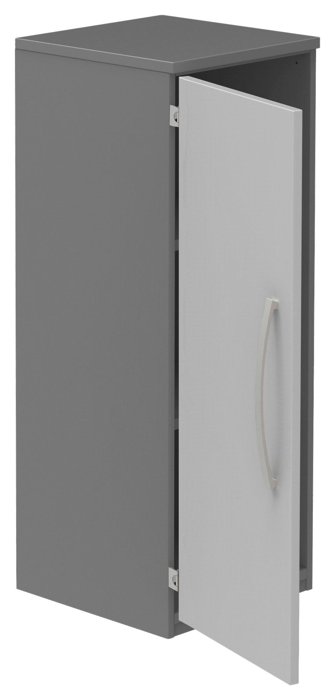 Thumbnail - Moderano Aktenschrank, Anthrazit, Hellgrau, Holzwerkstoff, 2 Fächer, 40x111.7x43 cm, Made in Germany, Arbeitszimmer, Akt...