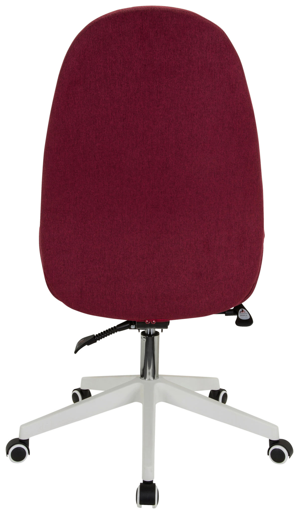 DREHSTUHL Flachgewebe Bordeaux  - Bordeaux/Weiß, Basics, Kunststoff/Textil (56/104/58cm) - MID.YOU