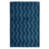 BADTEPPICH Blau  - Blau, Design, Kunststoff/Textil (65/55/2cm) - Kleine Wolke