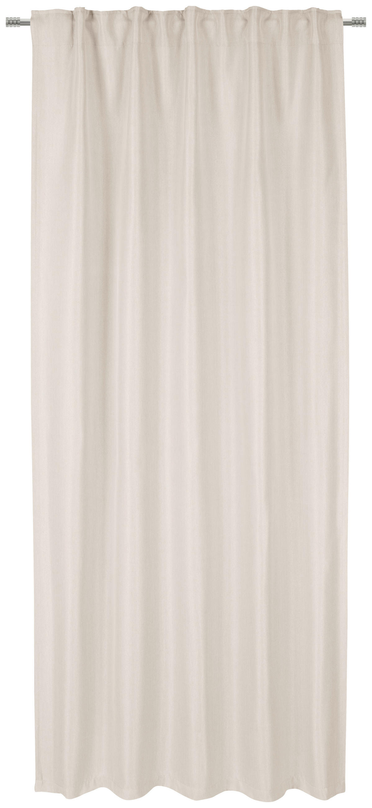 WÄRMESCHUTZVORHANG MILTON Verdunkelung 140/245 cm   - Creme, Basics, Textil (140/245cm) - Esposa