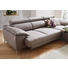 WOHNLANDSCHAFT in Textil Fango - Chromfarben/Fango, Design, Textil/Metall (175/268cm) - Pure Home Lifestyle WOHNLANDSCHAFT in Textil Fango - Chromfarben/Fango, Design, Textil/Metall (175/268cm) - Pure Home Lifestyle