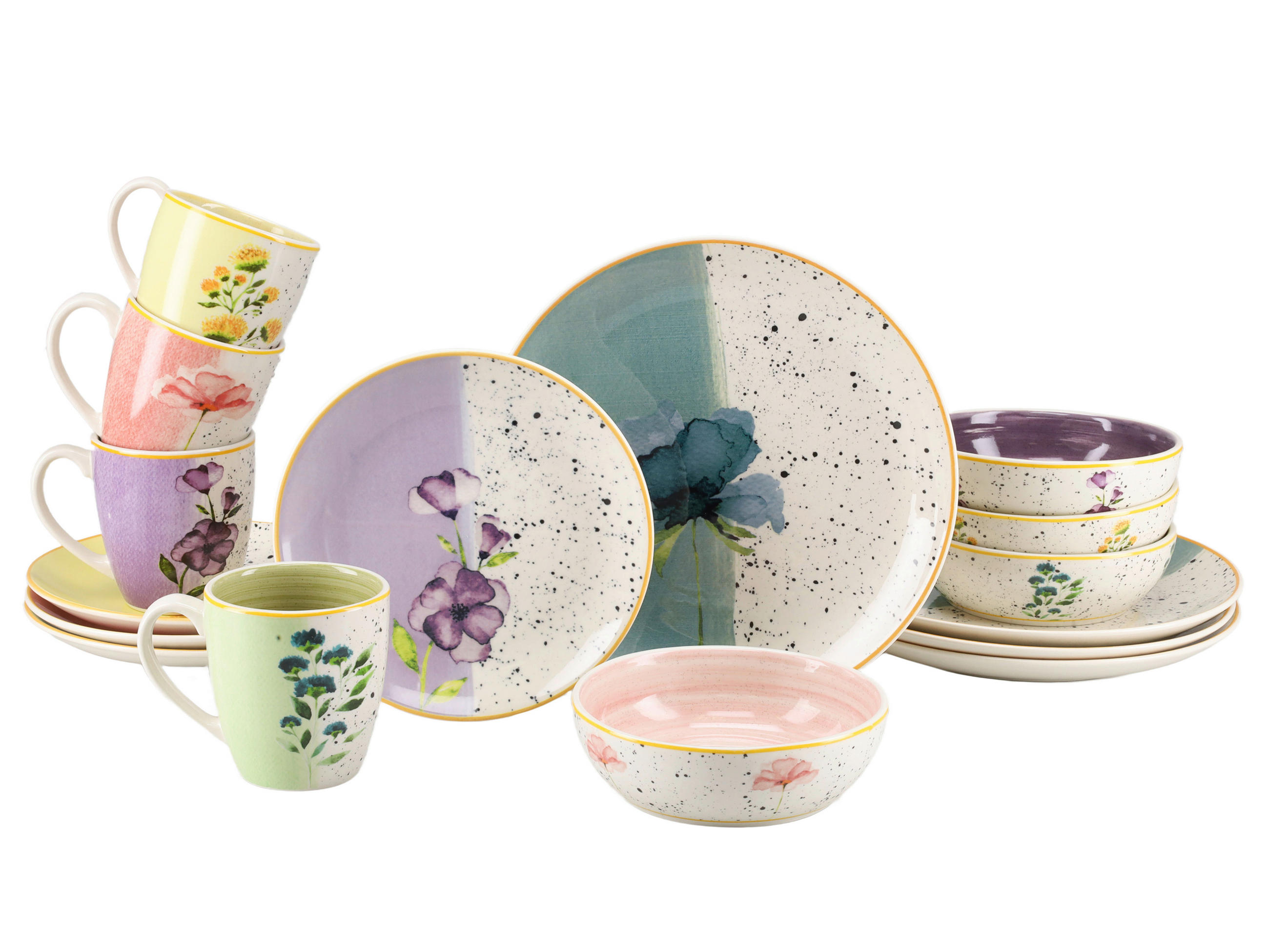 KOMBISERVICE Armonia 16-teilig  - Multicolor, Basics, Keramik - Creatable