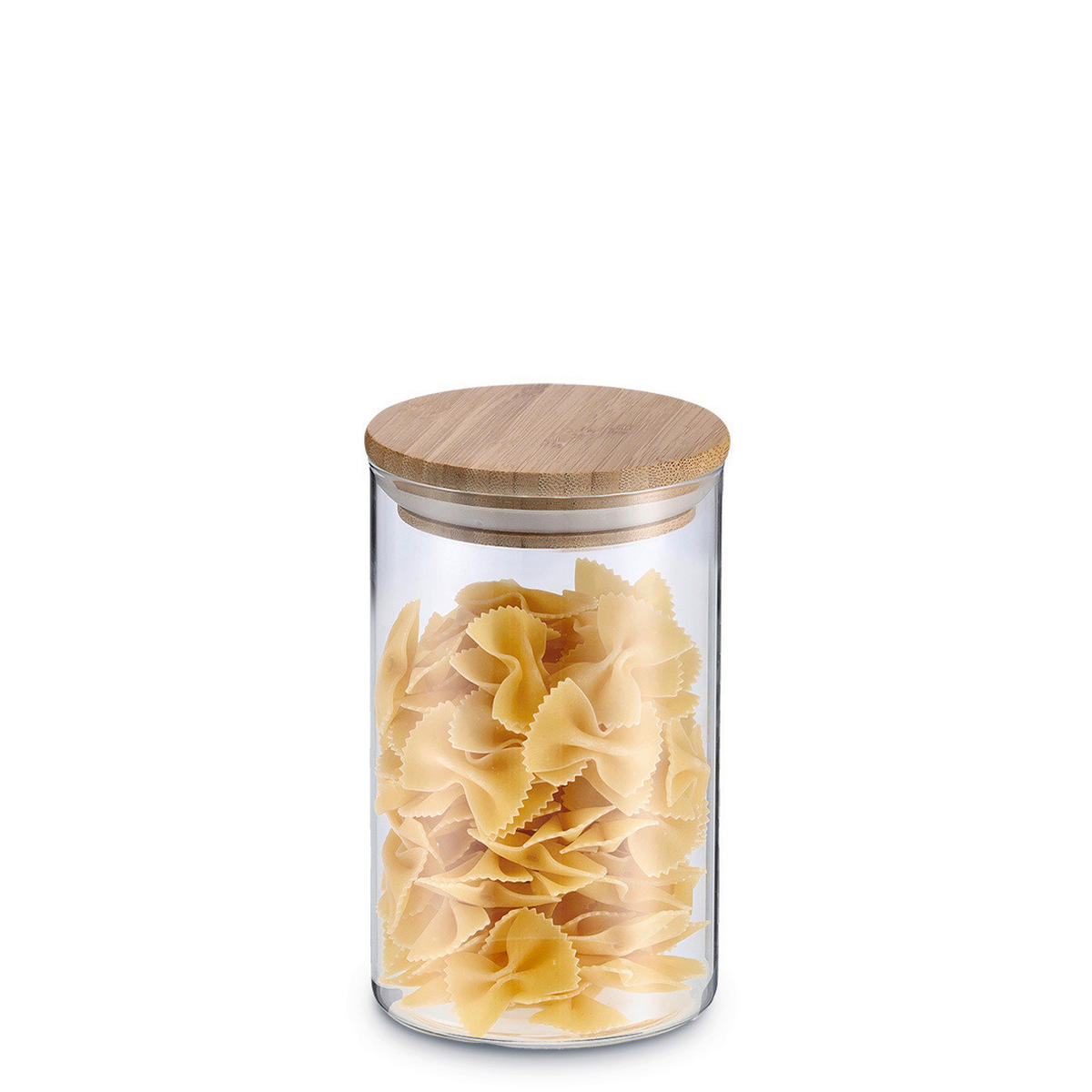 VORRATSGLÄSERSET  - Naturfarben, Basics, Glas/Holz (40/46,5/28cm) - Zeller Present
