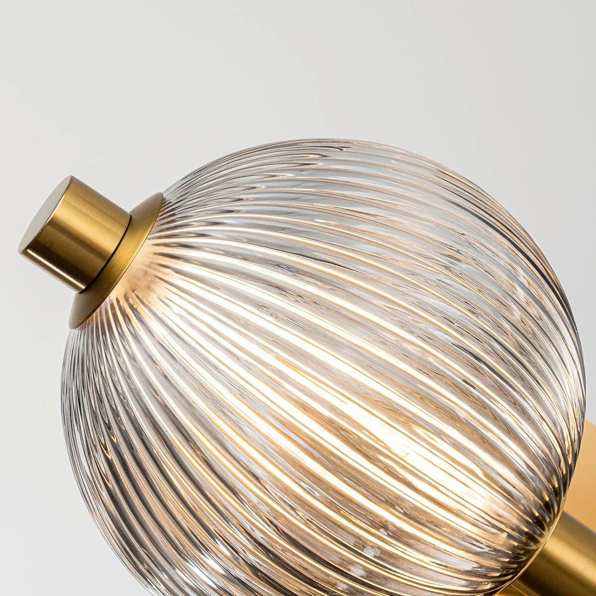 WANDLEUCHTE - Goldfarben, Konventionell, Glas/Metall (15,1/39/20,3cm) - Elstead Lighting