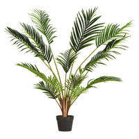 Plantă Artificială - maro/verde, Basics, plastic (35/25/92cm)