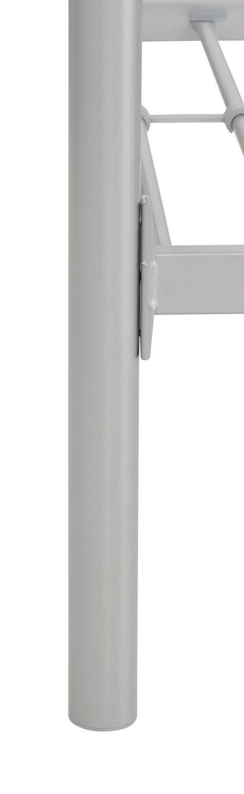 HOCHBETT 90/208 cm,  in Silberfarben,  - Silberfarben, Design, Metall (90/208cm) - MID.YOU