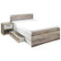 POSTELJA 140 cm x 200 cm , leseni material bela, naravna - naravna/bela, Konvencionalno, leseni material (140/200cm) - Carryhome POSTELJA 140 cm x 200 cm , leseni material bela, naravna - naravna/bela, Konvencionalno, leseni material (140/200cm) - Carryhome