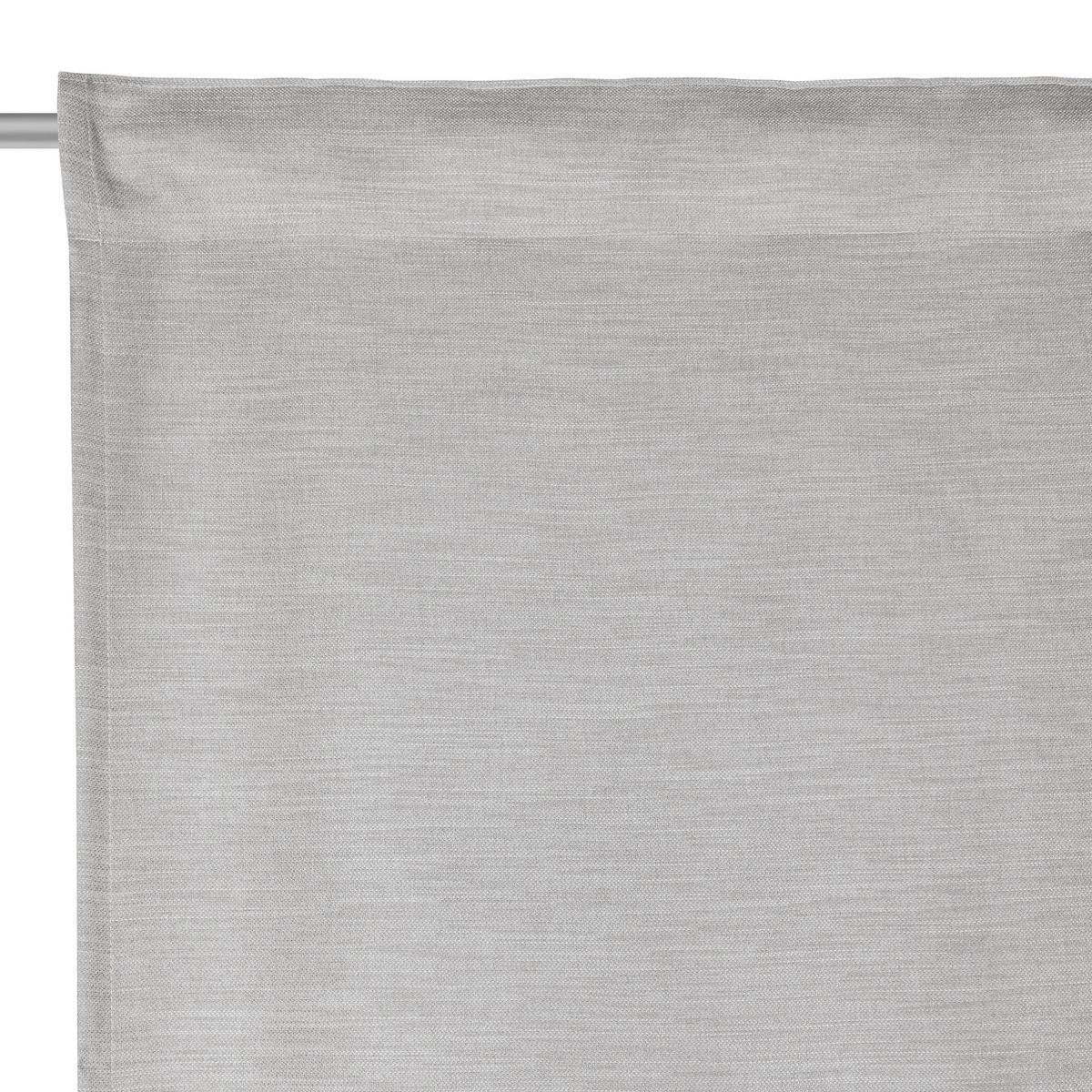 HOTOVÝ ZÁVĚS, neprůsvitné, 140/255 cm - šedá, Basics, textil (140/255cm) - Novel