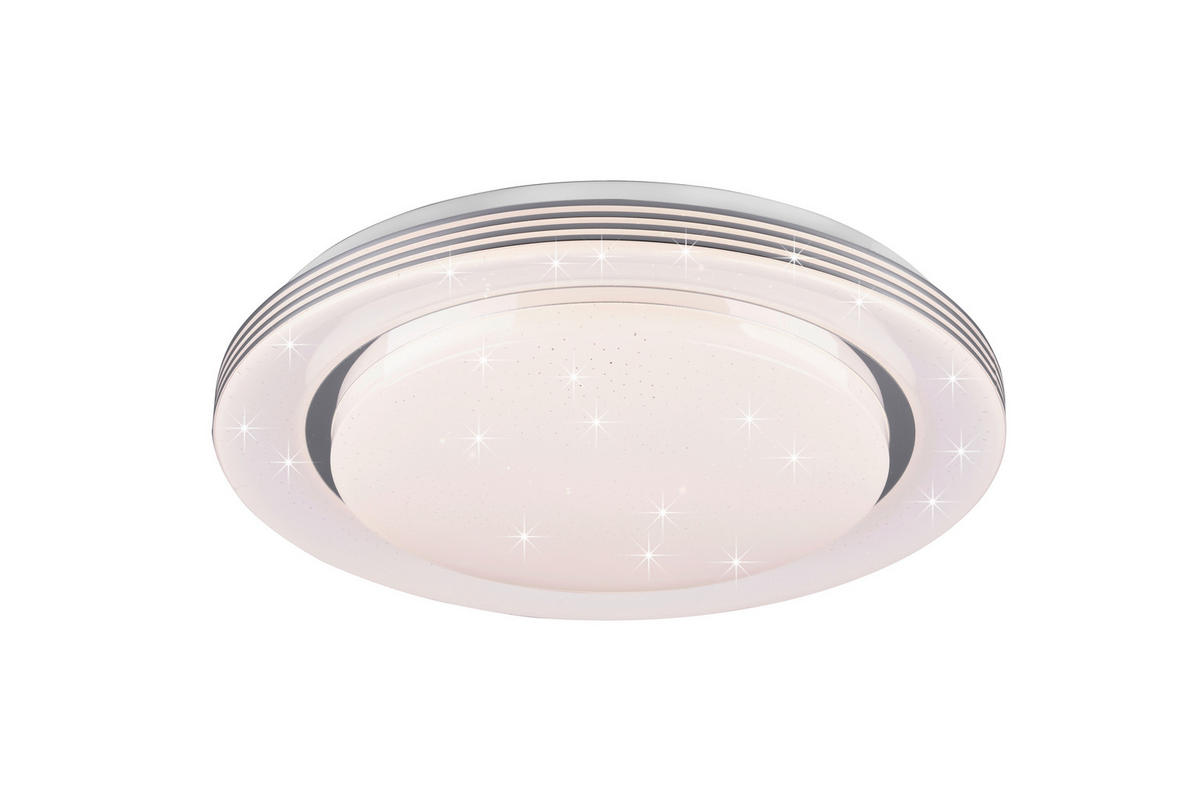 LED-DECKENLEUCHTE Atria 58/8 cm   - Weiß, Basics, Kunststoff (58/8cm)
