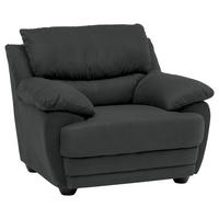 SESSEL in Chenille Anthrazit  - Anthrazit/Schwarz, Design, Kunststoff/Textil (117/97/100cm) - Livetastic
