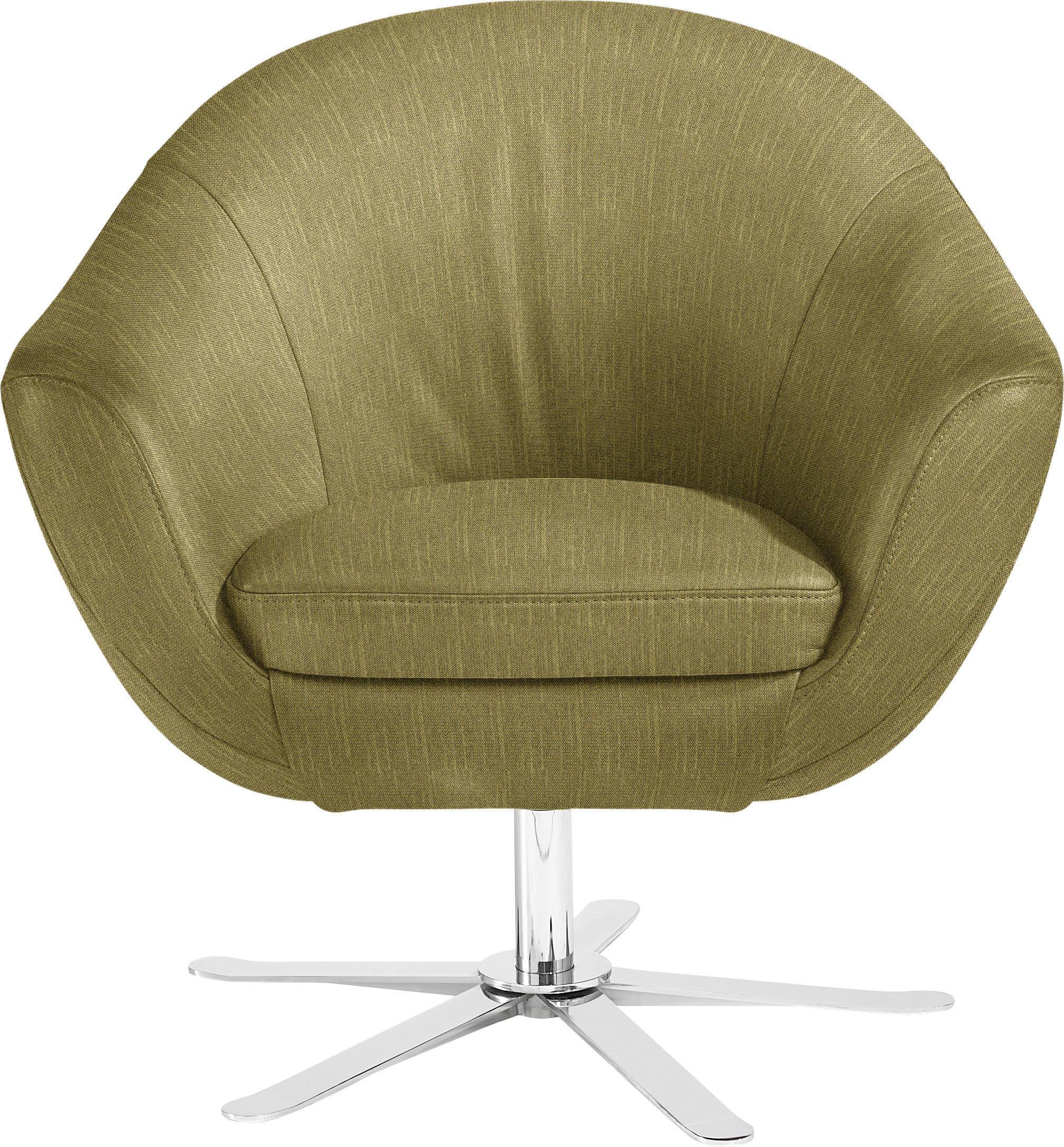 COCKTAILSESSEL Flachgewebe Messingfarben    - Chromfarben/Messingfarben, Design, Textil (84/82/71cm) - Joop!