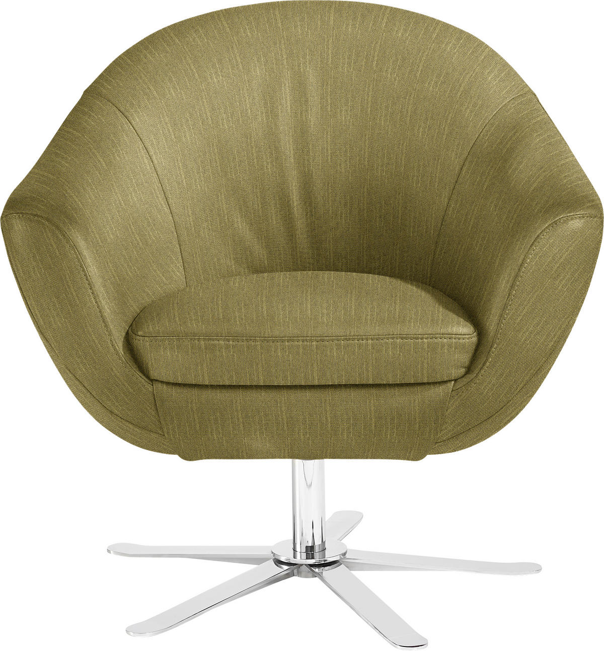 COCKTAILSESSEL - Chromfarben/Messingfarben, Design, Textil (84/82/71cm) - Joop!
