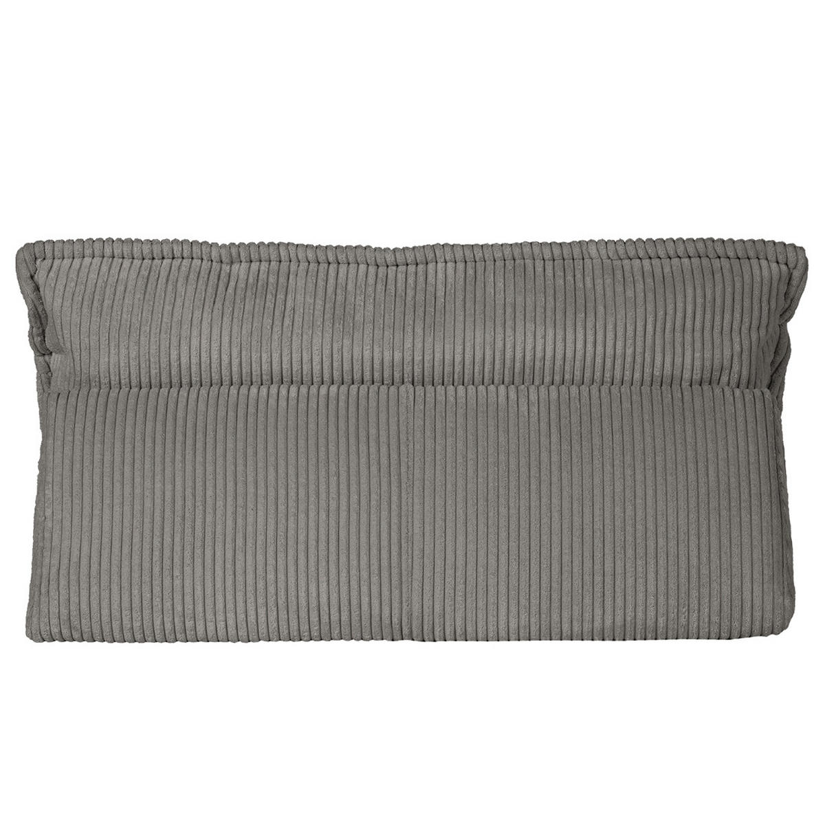RÜCKENKISSEN   83/25/42 cm  - Anthrazit, Modern, Textil (83/25/42cm) - Trendmanufaktur