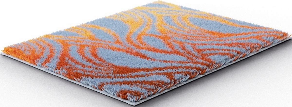 BIDET-VORLEGER Orange 50/60 cm  - Orange, Design, Kunststoff/Textil (50/60cm) - Grund