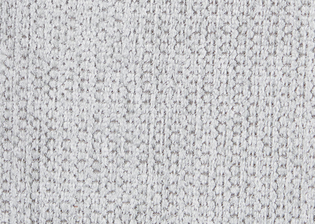 ECKSOFA in Flachgewebe Silberfarben  - Silberfarben/Schwarz, Design, Textil/Metall (297/174cm) - Beldomo Style