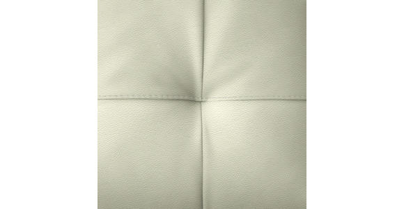 ECKSOFA in Echtleder Weiß 165/313 cm - Schwarz/Weiß, Design, Leder/Metall (165/313cm) - Emilio Belluti