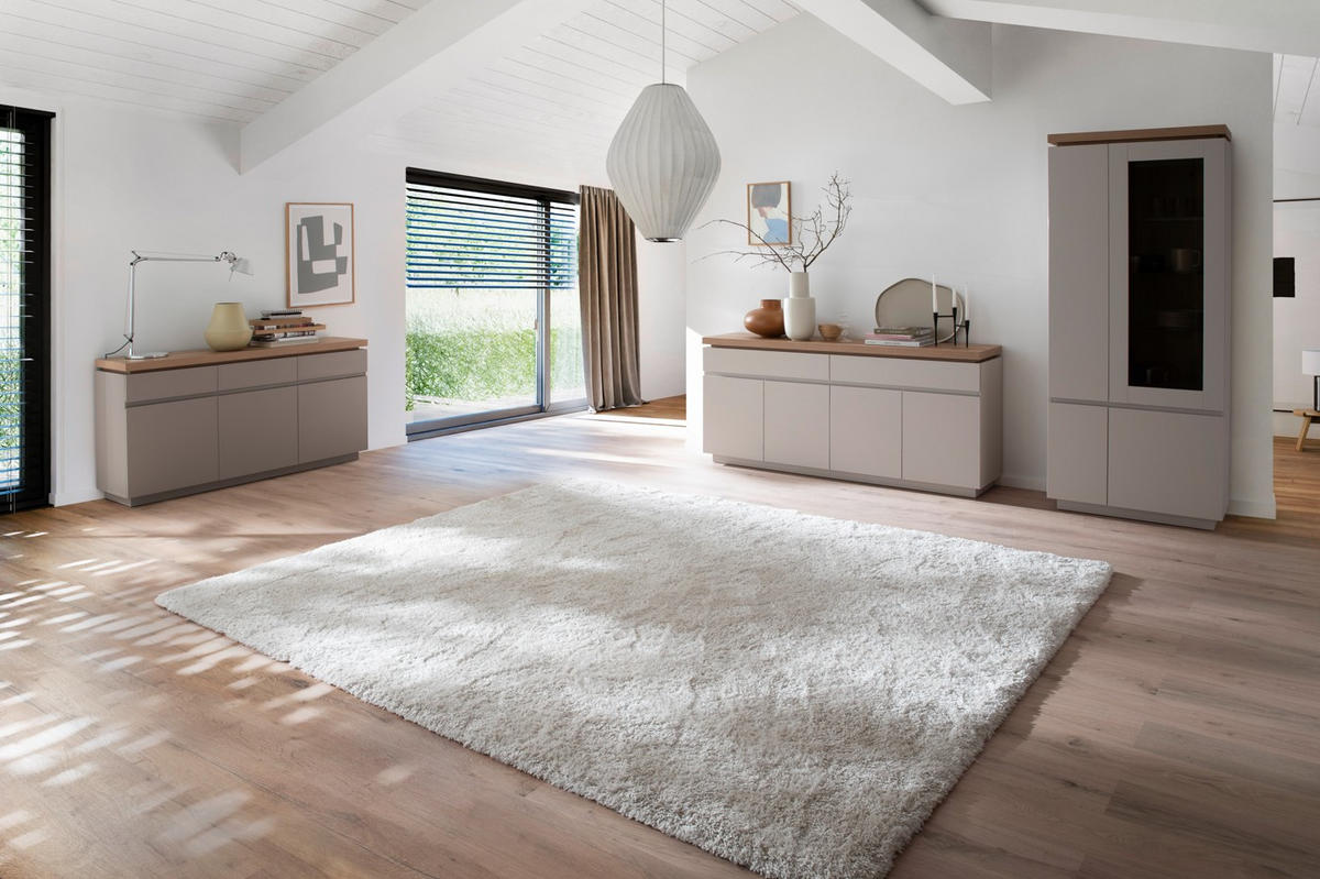 SIDEBOARD  180/81/40 cm 2 Schublade(n)  - Kaschmir/Eichefarben, Design, Holzwerkstoff (180/81/40cm) - Livetastic