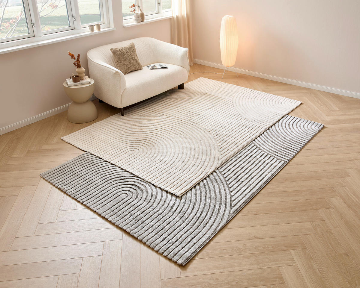 WEBTEPPICH 160/230 cm Granada Grau  - Grau, Design, Textil (160/230cm) - Novel