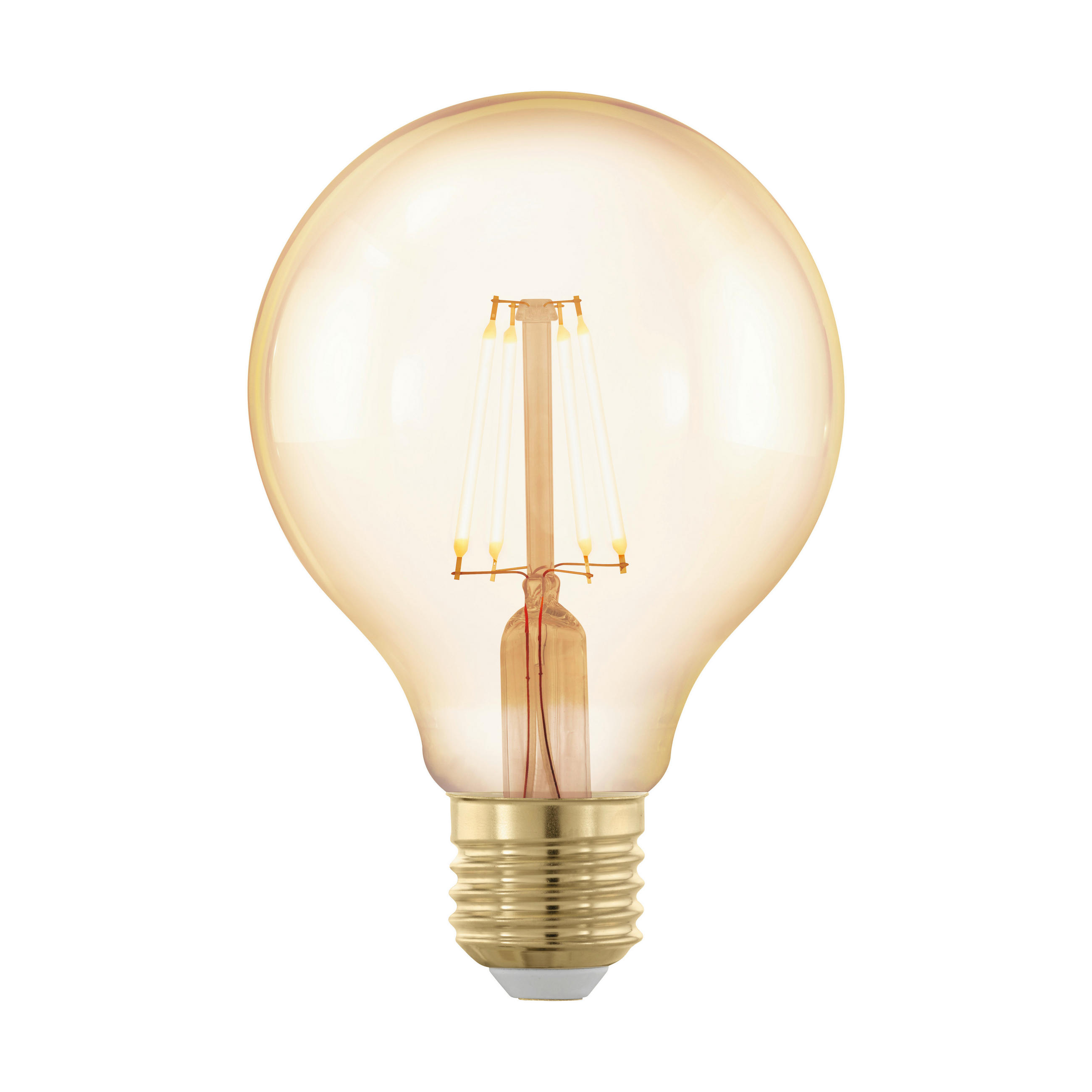 LED-FILAMENT-LEUCHTMITTEL   E27 4,5 W 400 lm  - Cognac, Basics, Glas (8,0/12,6cm) - Eglo
