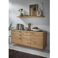KOMMODE  in 181,9/74,5/45,2 cm  - Wildeiche/Schwarz, Design, Holz/Metall (181,9/74,5/45,2cm) - Valnatura