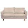 SCHLAFSOFA  in Flachgewebe Rosa  - Buchefarben/Rosa, Design, Holz/Textil (195/90/102cm) - Livetastic