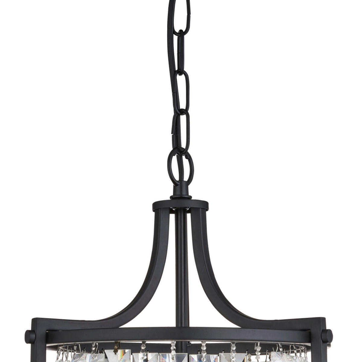 KRISTALNA VISEĆA SVJETILJKA  26/150 cm      Victoria  - crna, Design, staklo/metal (26/150cm)