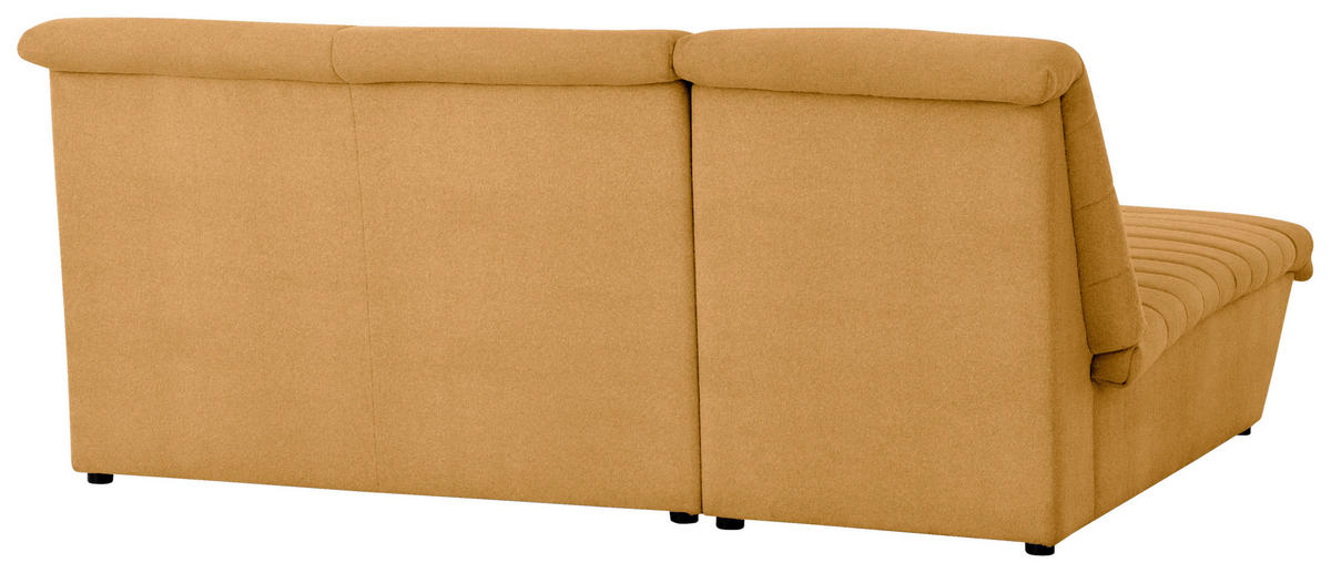 ECKSOFA in Webstoff Senfgelb  168/214 cm  - Senfgelb/Schwarz, Design, Kunststoff/Textil (168/214cm) - LOOKS by W.Joop