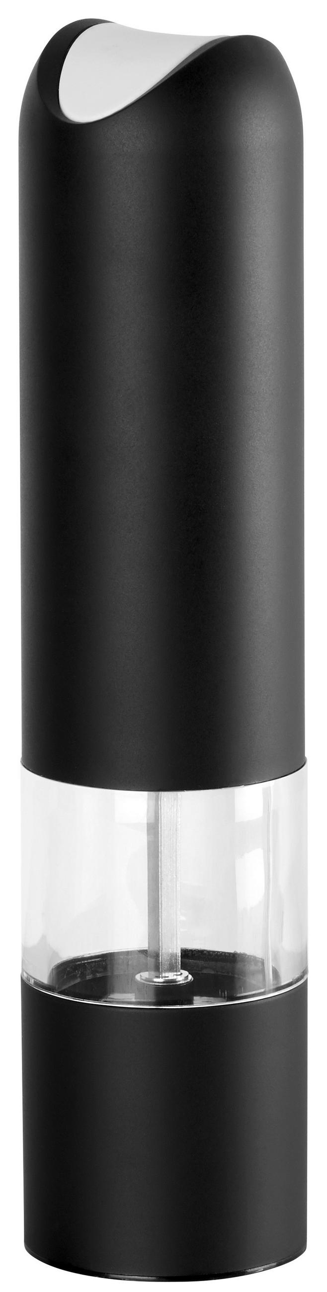 ELEKTR. SALZ-/PFEFFERMÜHLE  - Schwarz, Basics, Keramik/Kunststoff (5/21cm) - Justinus