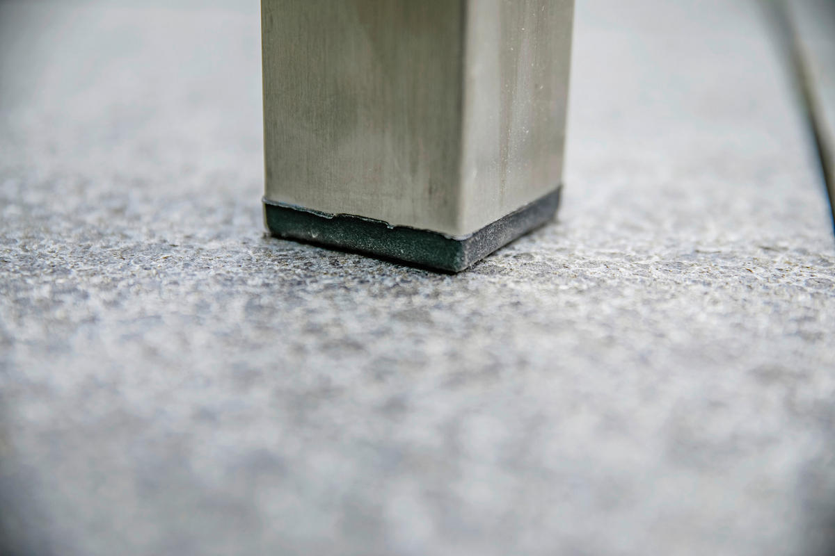 GARTENSET Teakholz Edelstahl  - Silberfarben/Teakfarben, MODERN, Glas/Holz - Gardenson