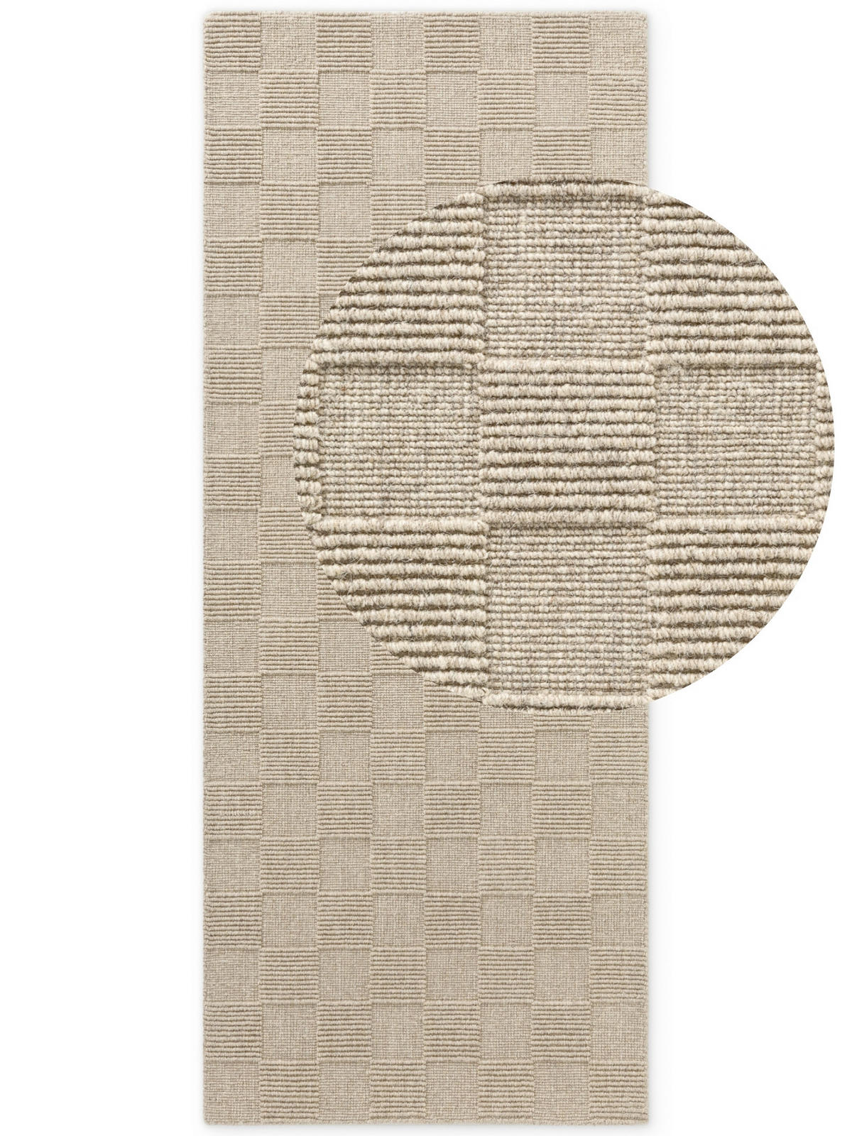 TEKAČ  Kollektion 1766     80/200 cm    tkano  siva, bež  - siva/bež, Basics, tekstil (80/200cm) - Villeroy & Boch