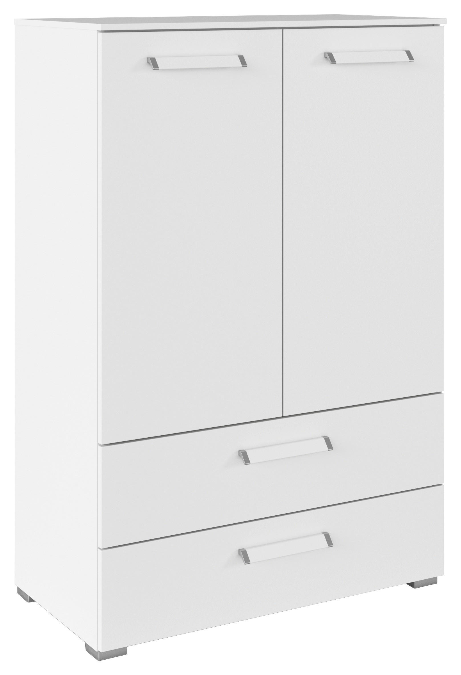 HIGHBOARD  in 80/119/42 cm  - Silberfarben/Weiß, Design, Holzwerkstoff/Kunststoff (80/119/42cm) - Novel