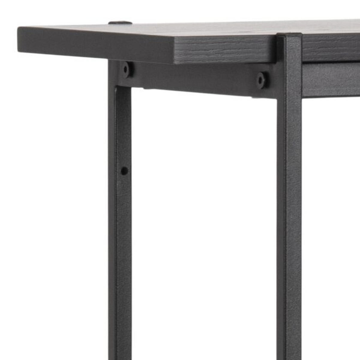 REGALELEMENT Schwarz  - Schwarz, MODERN, Holzwerkstoff/Metall (94/113,8/27cm)