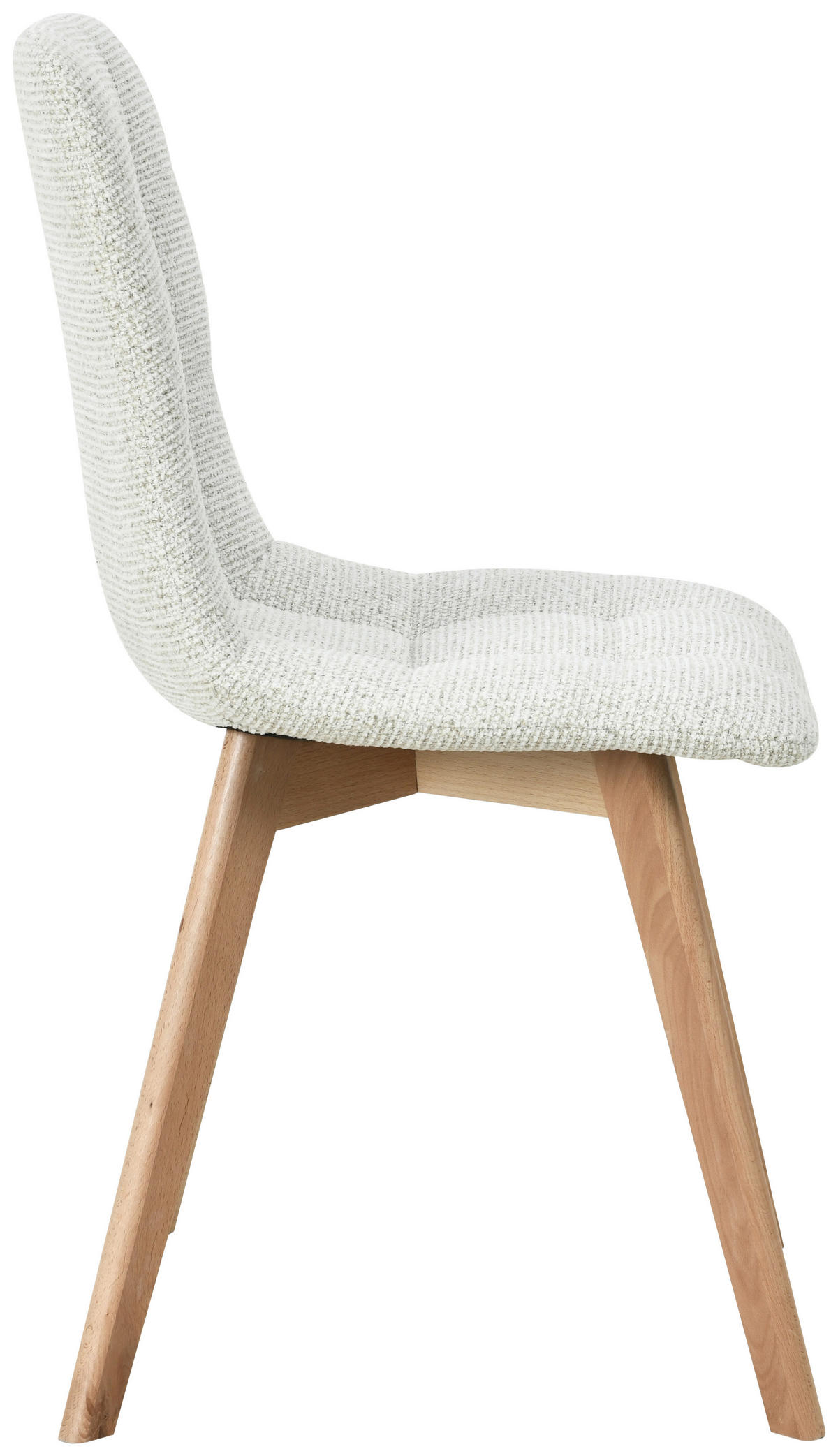 STUHL  Stoffauswahl Leinenoptik  - Beige/Naturfarben, Design, Holz/Textil (45/89/53cm) - Carryhome