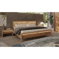 BETT 160/200 cm  in Naturfarben, Wildeiche  - Wildeiche/Naturfarben, MODERN, Holz (160/200cm) - MID.YOU