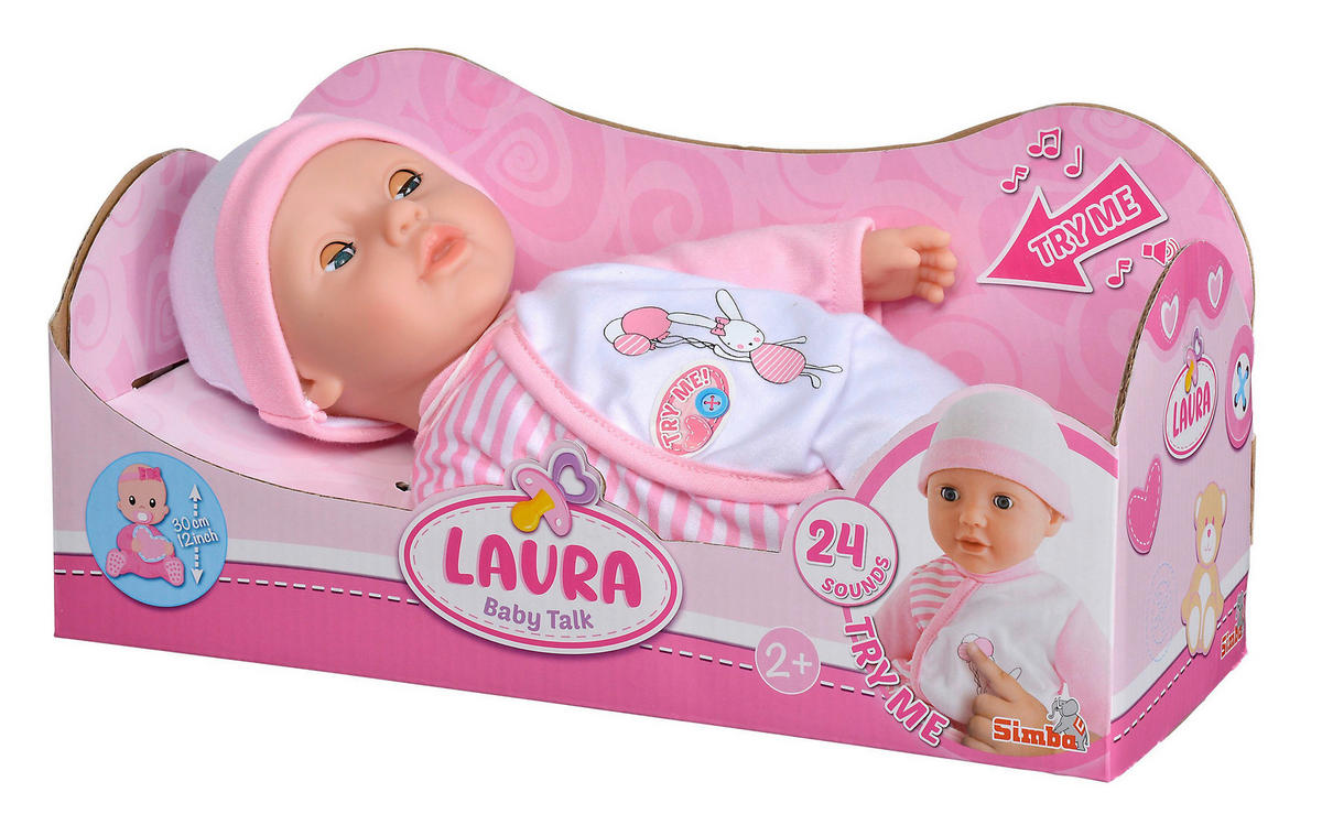 SPIELPUPPE - Multicolor/Rosa, Basics, Kunststoff/Textil (30/12/15cm) - Simba