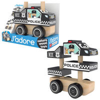 POLIZEIAUTO  - Multicolor, Basics, Holz/Metall (10,5/6,5/8,5cm)